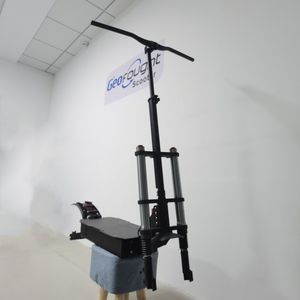 Geofight-Cadre de trottinette électrique pliable pour escooter de 11 pouces, fourche ouverte de 150mm, facile à installer - Product Image 3