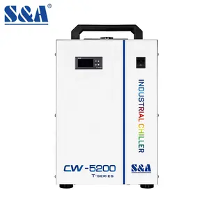 S & a sistema de resfriamento do eixo, resfriador do eixo cnc série cw 5200 1.77/2.14 kw CW-5200TH