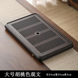 Plateaux à thé en bambou et en bois en gros, avec drainage, grands et plats, à partir d'une seule pièce. Thé au bambou de style chinois - Product Image 3