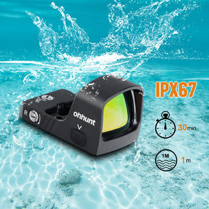 Mira Telescópica Ohhunt 1x24x20 con Punto Rojo, 10 Niveles de Brillo, Activación por Movimiento, Resistente al Agua IPX67, Mira Reflex Táctica - Product Image 6