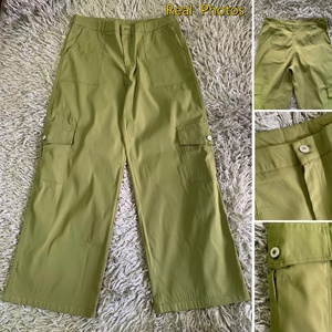 Solide femmes Slim Cargo <span class=keywords><strong>pantalon</strong></span> Jogging sport taille haute Street Wear <span class=keywords><strong>pantalon</strong></span> poches dame longue jambe large <span class=keywords><strong>pantalon</strong></span> <span class=keywords><strong>de</strong></span> <span class=keywords><strong>travail</strong></span> - Product Image 4