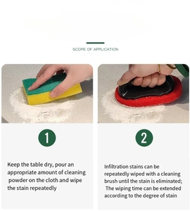 Làm sạch sâu sàn sạch hơn an toàn sức khỏe gạch đá sạch bột một cách nhanh chóng gạch đá nhà bếp Stain Remover - Product Image 6