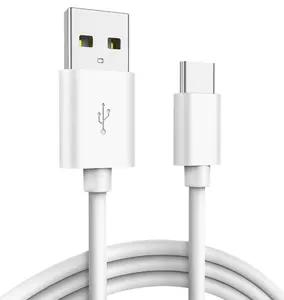 高品质工厂定制1A 2A USB A至C型电缆USB C充电数据线手机配件C型电缆