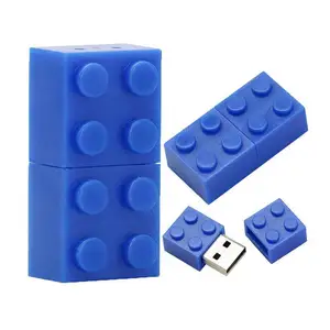 Building Blocks USB 2.0 USB Sticks Kid Toys USB Flash Drive Building Blocks Pen Drive 32GB 64GB Children Toy Gift