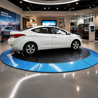 Plateforme rotative personnalisée pour exposition en usine, plateau tournant pour présentation de prix, scène rotative fluide pour showroom de véhicules de luxe