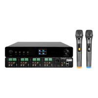 Amplificateur WiFi haute puissance 50W x 16 canaux à 4 ohms avec Bluetooth, ligne, optique, coaxial, HDMI et USB, prend en charge Airplay2