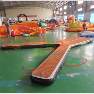 Muelle de barco flotante inflable en forma de T para motos acuáticas para puertos deportivos - Product Image 6