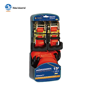 Kit de Correas de Amarre Multifunción P02, Paquete Minorista con Correas de Hebilla de 1 Pulgada, Correas de Trinquete y Ganchos en S para Ferreterías - Product Image 2