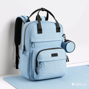 Échantillon gratuit Sac à dos de voyage multifonctionnel Sac à langer pour bébé Sac à dos à langer Trio de sacs à dos 1 pièce/sac en polyéthylène + 500 pièces - Product Image 6