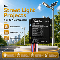Contrôleur solaire MPPT 2480 Sukite convivial pour éclairage public à énergie solaire avec capteur pour projet d'éclairage de rue