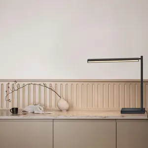 Moderne Studie Tafellampen Slaapkamer Smart Sensor Dimbare Led Bar Leeslamp Zwart Minimalistische Slaapkamer Tafellamp Voor Studie Bureau