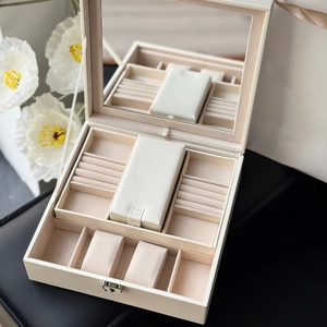 Luxurious and Exquisite Jewelry <b>Storage</b> <b>Box</b> to Enhance Style for Gifting and Home Use - Product Image 1