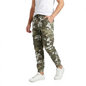 Service OEM Streetwear, logo de marque personnalisé, pantalon cargo pour homme, pantalon de mode, plusieurs poches, tissu camouflage imprimé - Product Image 2