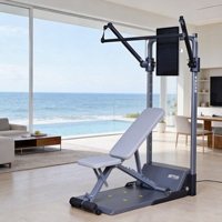Máquina de Ejercicio Todo en Uno Aptus Gym Monster, Resistencia Dinámica, Entrenador Compacto, Ajuste Inteligente de Peso, Portátil y para Uso Doméstico