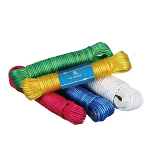 PEロープ5mm PVC洗濯物用ロープ中国メーカーカスタムメイド環境に優しい