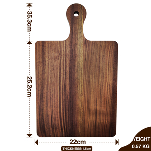 Đề nghị rắn keo nhà bếp bằng gỗ cắt thớt gỗ lớn bán buôn tabla de madera Para cocina - Product Image 2