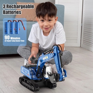 <span class=keywords><strong>Mini</strong></span>-excavatrice RC HUINA 1558 2.4G 11 canaux, véhicule d'ingénierie <span class=keywords><strong>radiocommandé</strong></span>, tracteur jouet - Product Image 5