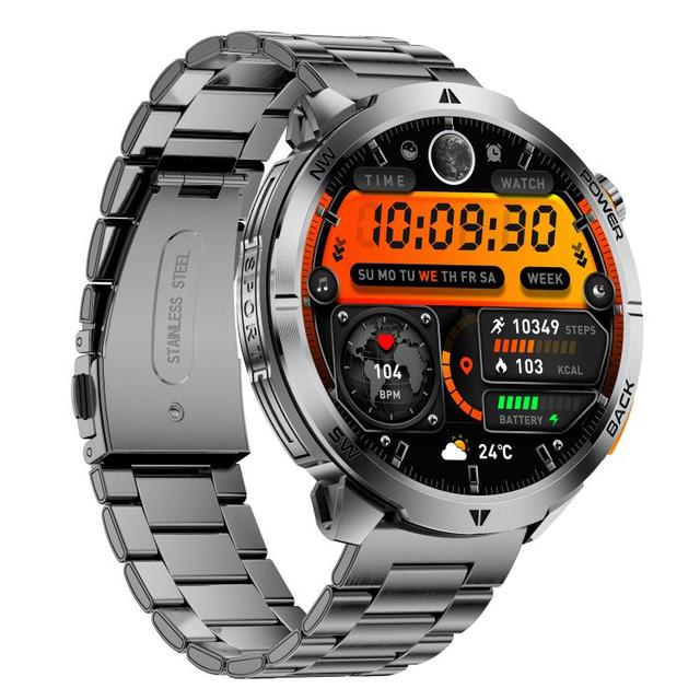 MT68 1.7-inch IPS Display Outdoor Adventures Smart Watch with 1000mAh Battery & Flashlight Sport Smartwatch