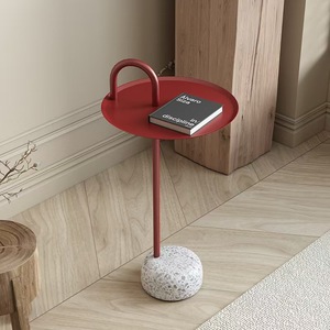 <span class=keywords><strong>Table</strong></span> d'appoint en <span class=keywords><strong>terrazzo</strong></span> métallique, <span class=keywords><strong>table</strong></span> d'appoint ronde portable, <span class=keywords><strong>table</strong></span> d'appoint minimaliste pour salon, canapé, <span class=keywords><strong>chevet</strong></span> - Product Image 1