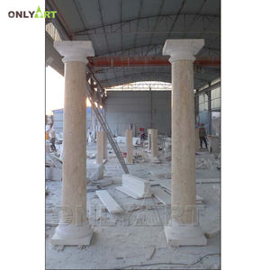 Columnas Decorativas para Casa al Aire Libre, Columnas de Mármol Blanco, Precios, <span class=keywords><strong>Columna</strong></span> <span class=keywords><strong>Romana</strong></span> - Product Image 6