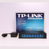 Switch Gigabit TP-Link TL-SG1008M de 8 Puertos, 1000Mbps Ethernet RJ45, Concentrador de Red LAN con 1 Año de Garantía