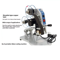Machine de codage manuelle à ruban thermique directe DY-8 pour étiquettes sensibles moyennes, machine d'impression de date et de code sur acier, fabriquée en Chine