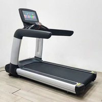 Caminadora Eléctrica Comercial con Pantalla LED Táctil, Máquina de Correr para Gimnasio, Cardio, Fitness, Prueba de Frecuencia Cardíaca, Equipo Deportivo
