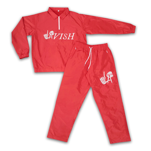 Chándal personalizado para correr, diseño deportivo, chándal de color libre, conjunto de chaqueta a prueba de viento de invierno - Product Image 1