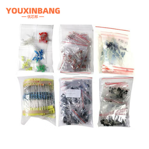 1390pcs Thiết bị điện tử thành phần Assortment Kit tụ LED Diode chỉnh lưu điện trở Transistor cho Diy dự án - Product Image 2
