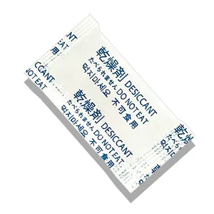 Food grade silica gel dessicant blue indicator silika gel Opp plastik film penyerapan kelembaban tinggi pabrikan MSDS