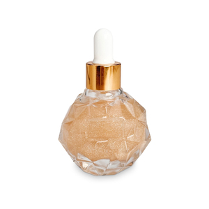 Aceite Corporal con Brillo y Aroma Floral Personalizable MLM, 30 ml, Botella Redonda Única, Iluminador Líquido Resistente al Agua, Aceite Corporal Iluminador - Product Image 2