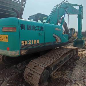 Excavadora Hidráulica Usada Kobelco SK210, Excavadora Mediana de Segunda Mano con Motor, Equipo de Construcción para Movimiento de Tierras - Product Image 2