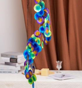 Wholesale Natural <strong>Shell</strong> Crafts Wind Chime Capiz <strong>Shell</strong> Wind Chime Home Decoration <strong>Ornaments</strong> - Product Image 6