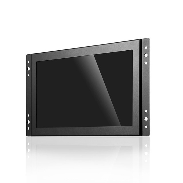 Polcd Customized 8 Inch Industrial Monitor IPS Panel Metal Case High Brightness LCD Open Frame Monitor
