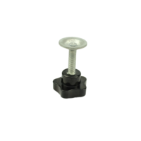 Bouton de commande en plastique, filetage mâle, finition brillante, pour outils d'atelier, plusieurs tailles, OEM ODM, faible entretien, léger, en stock