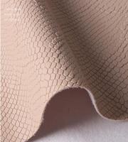 Tissu en cuir synthétique pour vêtements, imperméable, résistant à l'abrasion, résistant au pliage, motif serpent, PVC de 1 mm d'épaisseur