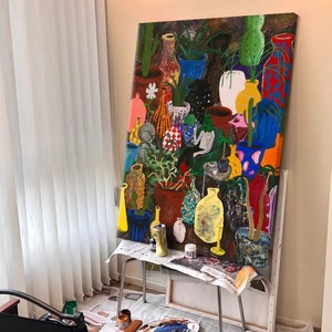 Pintura Abstracta al Óleo sobre Lienzo, de Alta Gama, para Decoración de Sala de Estar, Dormitorio, Fondo de Sofá, Cuadro para Colgar en la Pared - Product Image 1