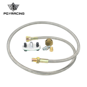 Tuyau de carburant pour turbocompresseur Poyracing, en acier inoxydable, universel, adapté aux turbocompresseurs T3 T4 - Product Image 1