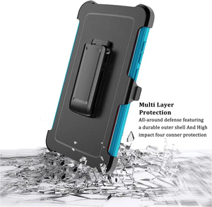 Étui de téléphone Defender 3 en 1 pour <span class=keywords><strong>Samsung</strong></span> <span class=keywords><strong>Galaxy</strong></span> <span class=keywords><strong>X</strong></span> <span class=keywords><strong>Cover</strong></span> 7 <span class=keywords><strong>6</strong></span> <span class=keywords><strong>Pro</strong></span> Heavy Duty Belt Clip Build in Screen Shockproof <span class=keywords><strong>Cover</strong></span> - Product Image 6