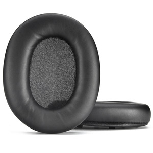 Almohadillas de espuma viscoelástica de cuero de proteína transpirable negro de Venta caliente para cojín de auriculares <span class=keywords><strong>INZONE</strong></span> H7/H9/ - Product Image 3