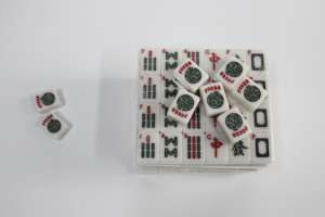 In Stock Standard 166 Tiles American <b>Mahjong</b> <b>Set</b> Melamine Printed Mah Jongg with Joker Tiles - Product Image 3