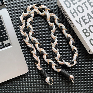 튼튼한 직조 로프 체인 귀여운 분실 방지 조절 가능 탈부착 끈 보호용 다양한 색상 휴대폰 케이스 크로스바디 스트랩 - Product Image 2