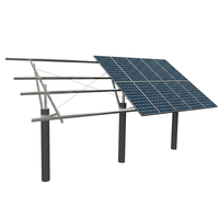 Structure de montage au sol solaire en acier galvanisé, anti-rouille, support de montage photovoltaïque