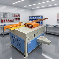 Machine automatique américaine de découpe et de rainurage à tête unique pour palettes en bois
