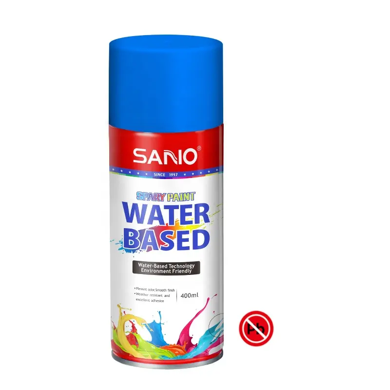 SANVO 400mlDIY水性スプレーペイントアクリル樹脂家庭用おもちゃ金属コーティング色変更修理カラフル