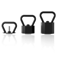 Mango Ajustable Modular de 12 Puntas para Pesas Rusas, para Entrenamientos Flexibles, Sin Kit Adicional, Tornillos Reemplazables y Placas de Expansión