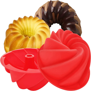 Vente chaude Amzaon Silicone De Qualité Alimentaire Cannelé Livre Jello <span class=keywords><strong>Moules</strong></span> De Cuisson Antiadhésif Tube Rond Moule À Gâteau Moule pour Jello Gâteau Outils - Product Image 2