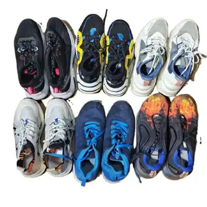 יצרן ספקים עבור גברים נעלי ספורט אופנתיים לגברים המניה משמש זול נעלי Orginal בחבילות עמילות ספורט נעליים