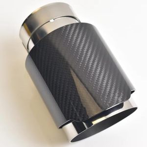 ปลายท่อไอเสียสแตนเลสแบบปลายเดี่ยว หนา 1 มม. สำหรับ Abarth รุ่น Universal ขัดเงาแบบกระจก - Product Image 1