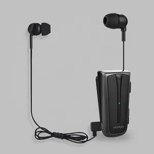 Sport estéreo de larga distancia teléfono celular bluetooth de cancelación de ruido auriculares con micrófono